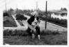 Joe, playing guitar on Pebble Hill Rd.